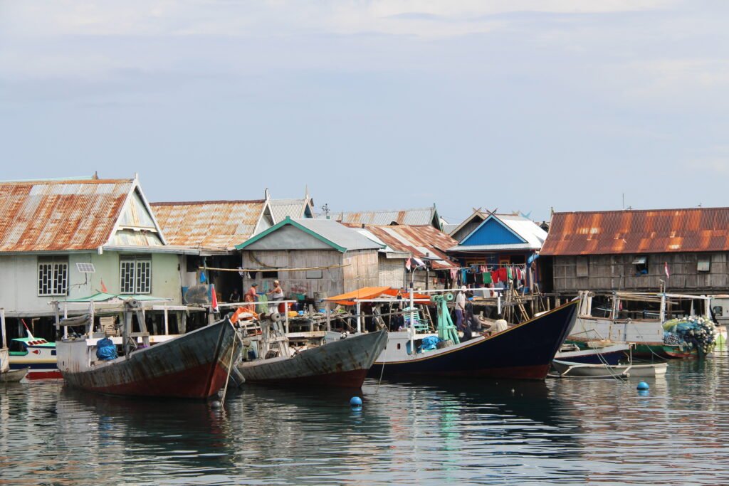 Wuring village in Flores