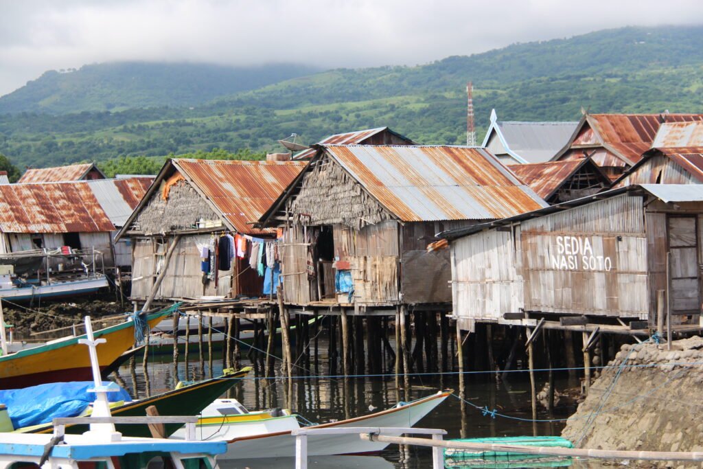 Wuring village in Maumere